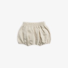 Quincy Mae Quincy Mae | Woven Bloomer Basil Stripe