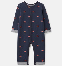 Joules | Quilted Babygrow Navy Fox