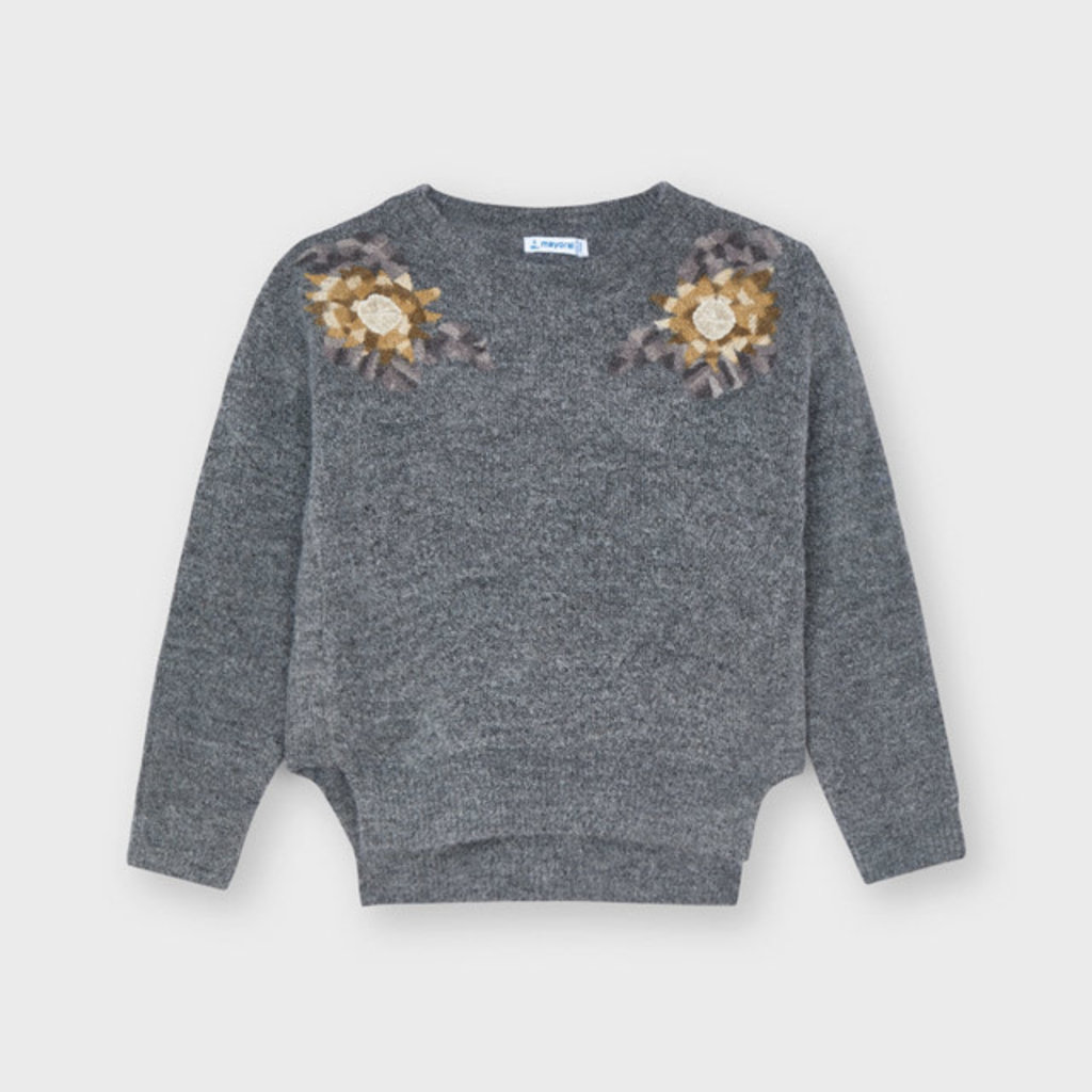 Mayoral Mayoral | Floral Knit Sweater