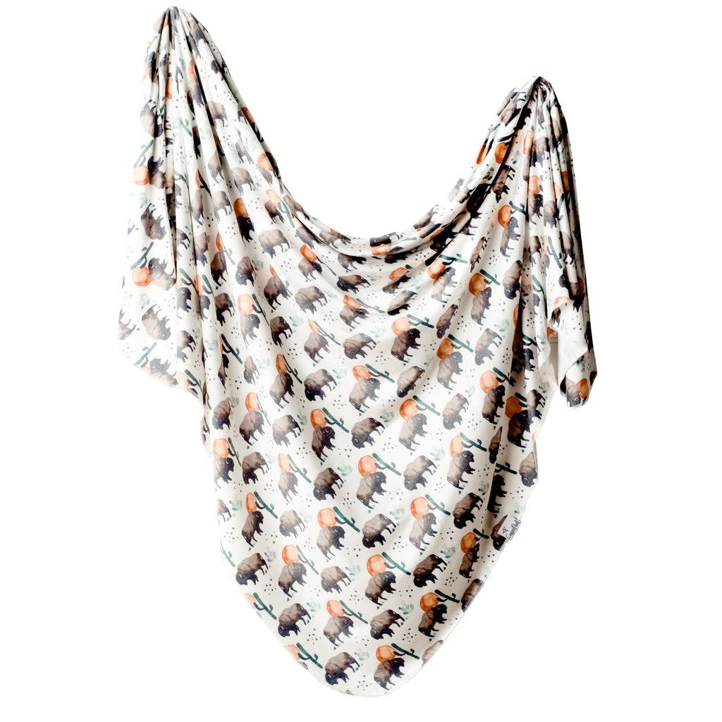 Copper Pearl | Bison Knit Blanket