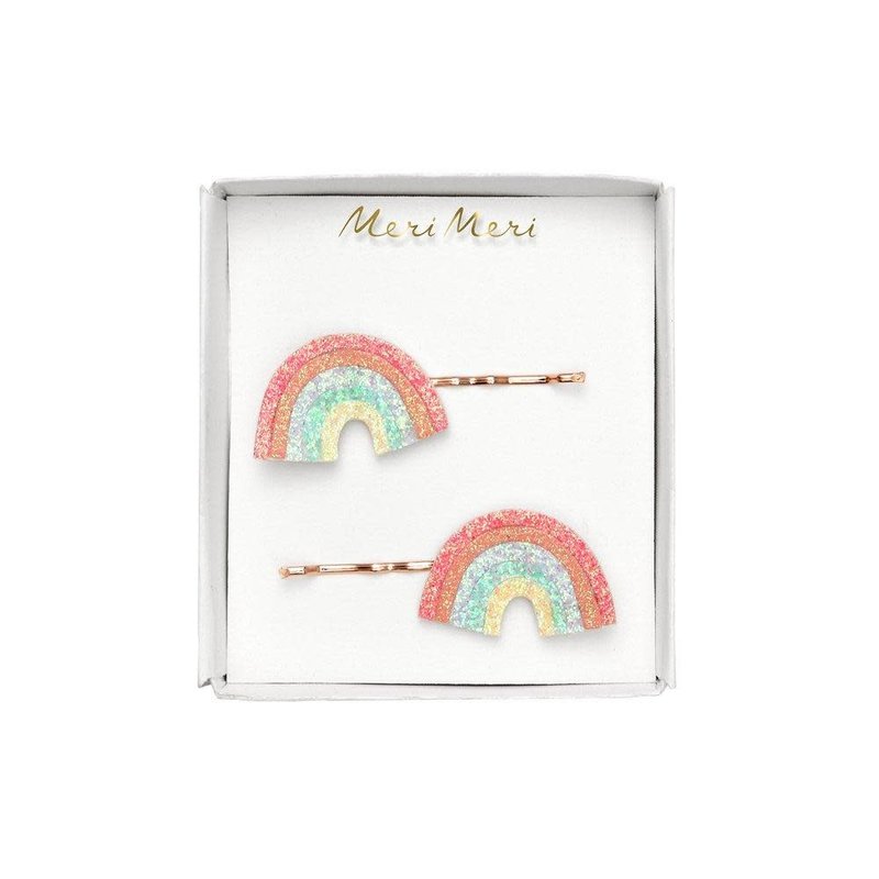 Meri Meri | Glitter Rainbow Hair Slides