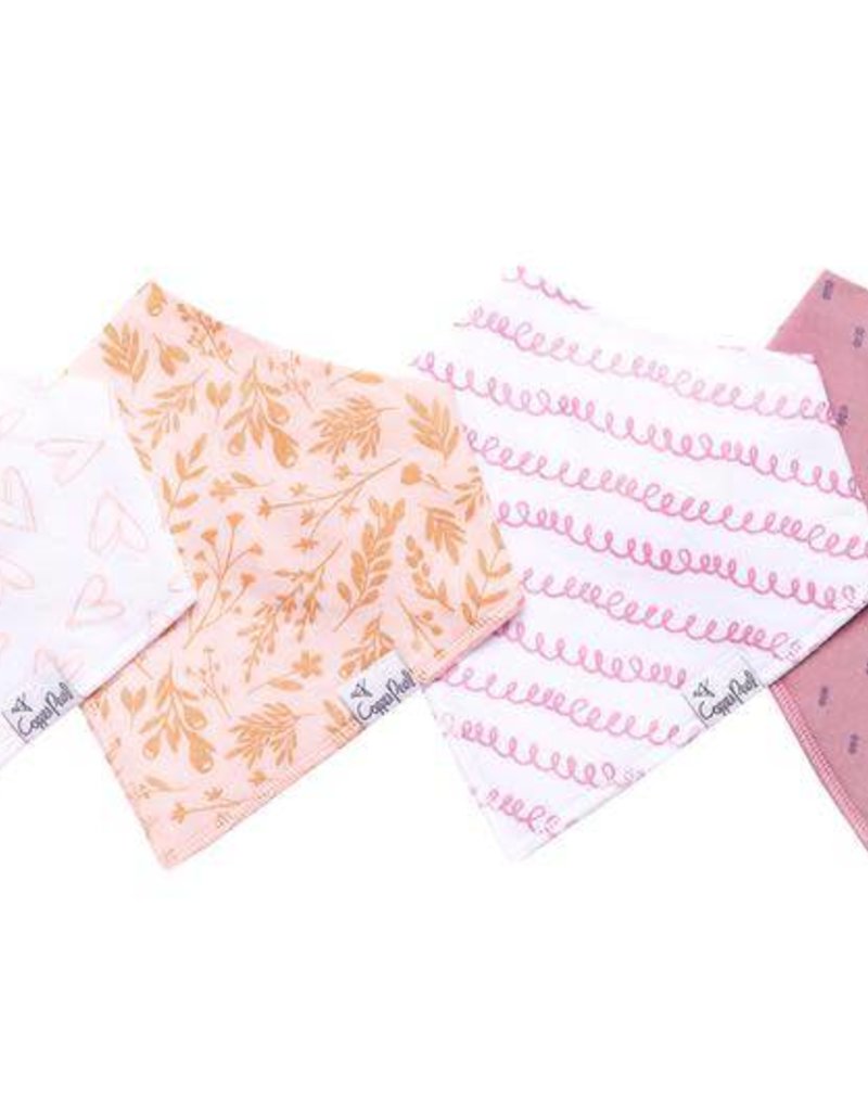 Copper Pearl Copper Pearl | 4-Pack Bandana Bib Set Lola