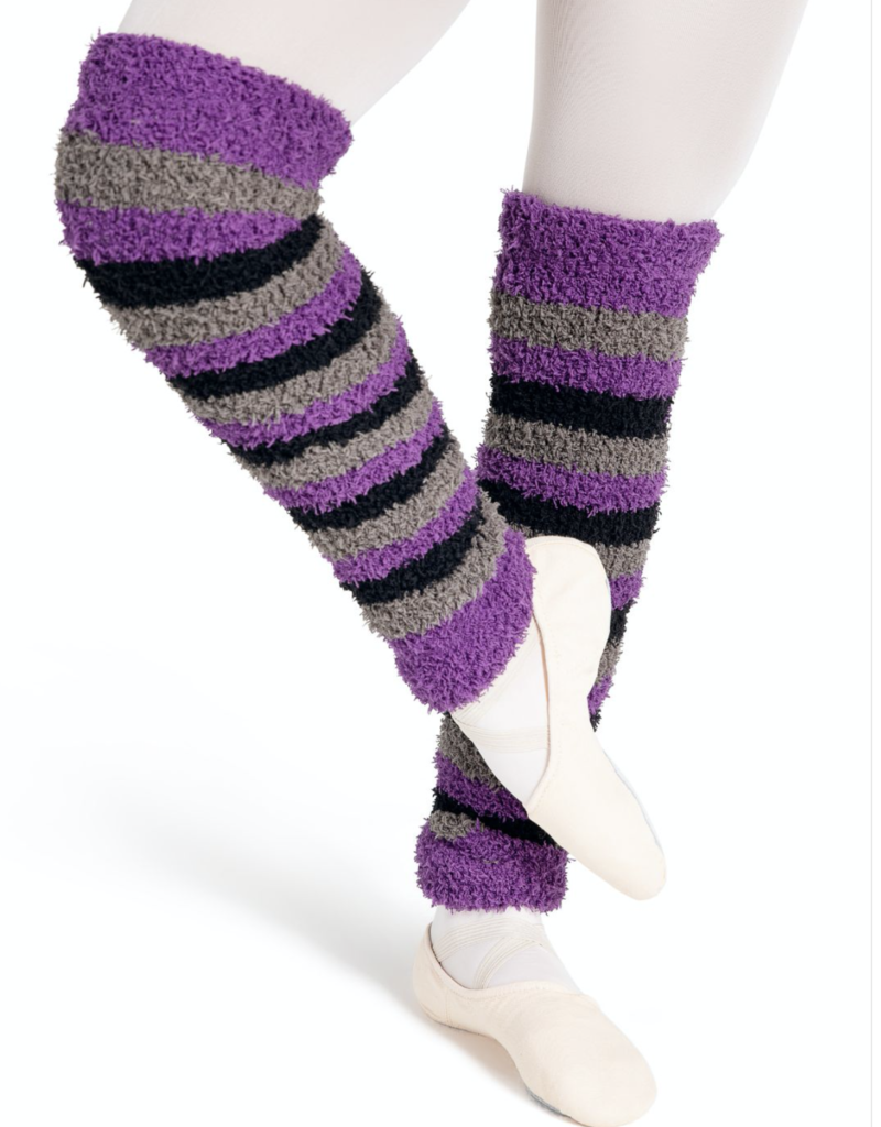 CAPEZIO STRIPE LEGWARMERS