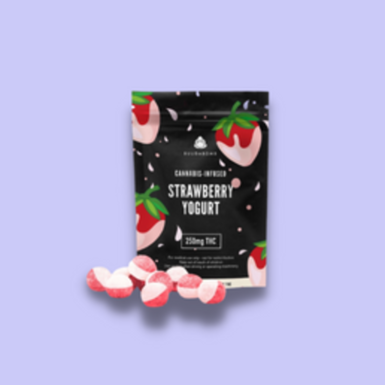 BuudaBomb BuudaBomb - THC Gummies - Strawberry Yogurt - 250mg THC
