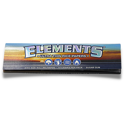 Elements King Size Slim Ultra Thin Rice Rolling Papers