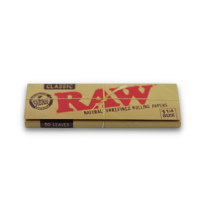 RAW Classic 1 1/4 Natural Unrefined Rolling Papers
