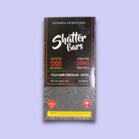 Shatter Bars Vegan Dark Chocolate - 1200mg THC