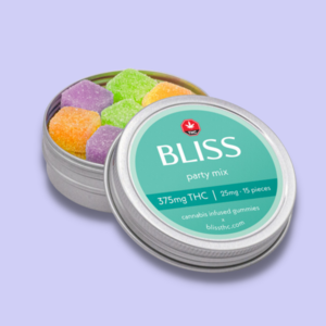 Bliss BLISS Edibles Cannabis Infused Gummies - 375mg THC - Party Mix