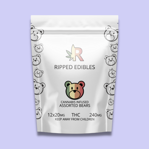 Ripped Edibles Assorted Bears - 240mg THC Ripped Edibles Assorted Bears - 240mg THC