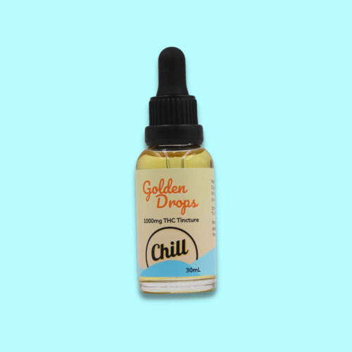 Chill Concentrates Golden Drops - THC Tincture with MCT Oil