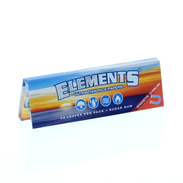 Elements Elements 1 1/4 Ultra Thin Rolling Papers with Magnet Closure