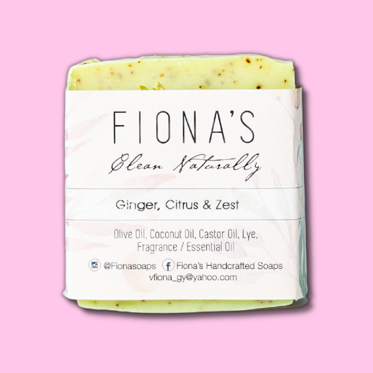 Fiona's Fiona's Handcrafted Soap - Ginger Citrus Zest