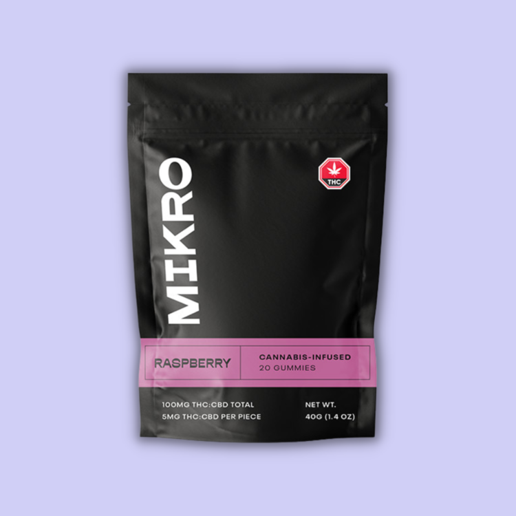 Mikro Mikro Gummies 1:1 THC:CBD - 100mg