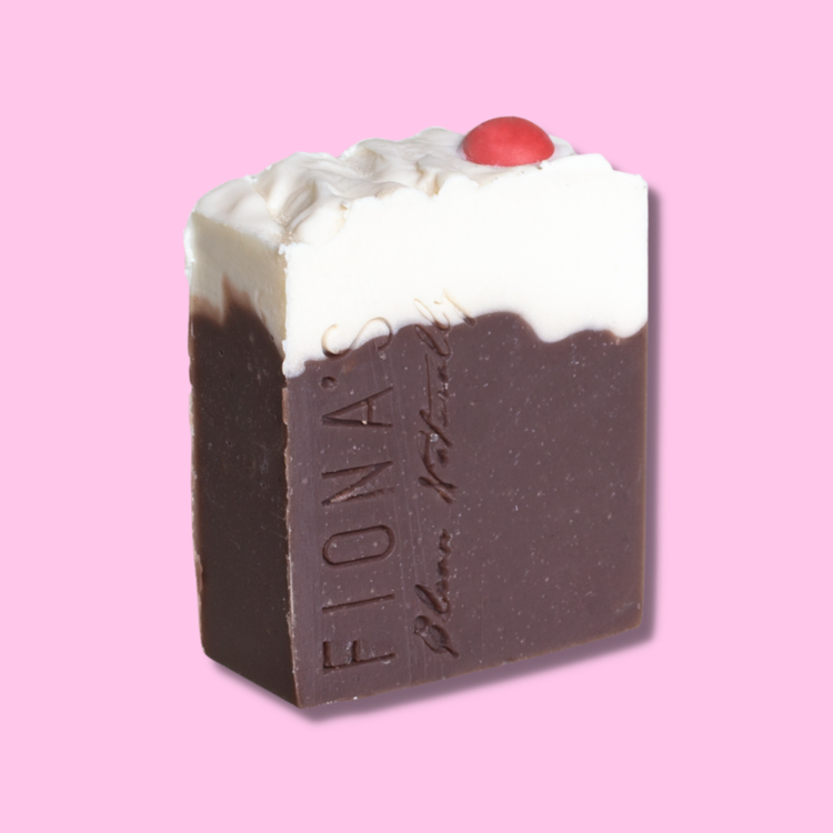 Fiona's Fiona's Handcrafted Soap - Rootbeer with Cherry Top