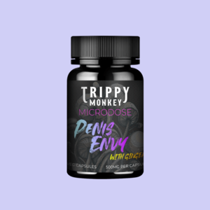 Trippy Monkey Microdose Mushroom Capsules – 7 x 500mg – Penis Envy with Ginger