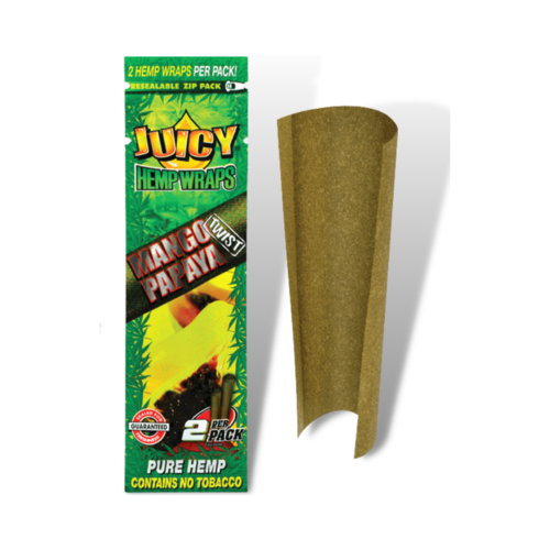 Juicy Jay Hemp Wrap Terp Enhanced - Mango Papaya Juicy Jay Hemp Wrap Terp Enhanced - Mango Papaya