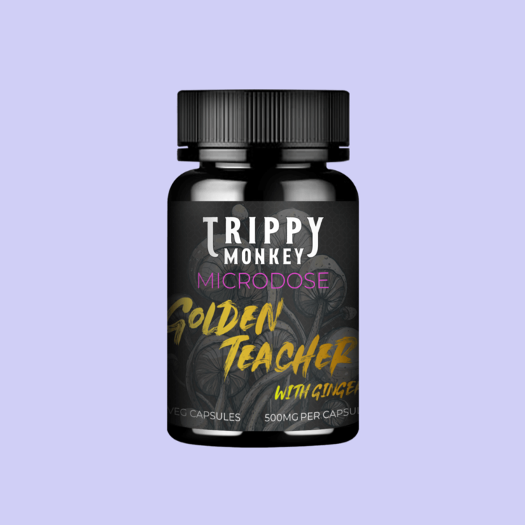Trippy Monkey Trippy Monkey Microdose Mushroom Capsules – 7 x 500mg