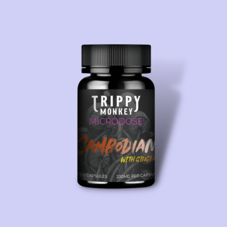 Trippy Monkey Trippy Monkey Microdose Mushroom Capsules – 15 x 200mg
