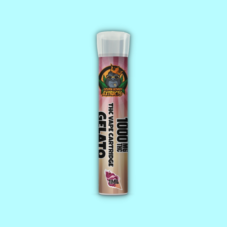 Golden Monkey Extracts Golden Monkey Extracts 1000mg THC Cartridge