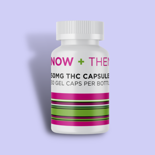 Now and Then THC Capsules - 50mg