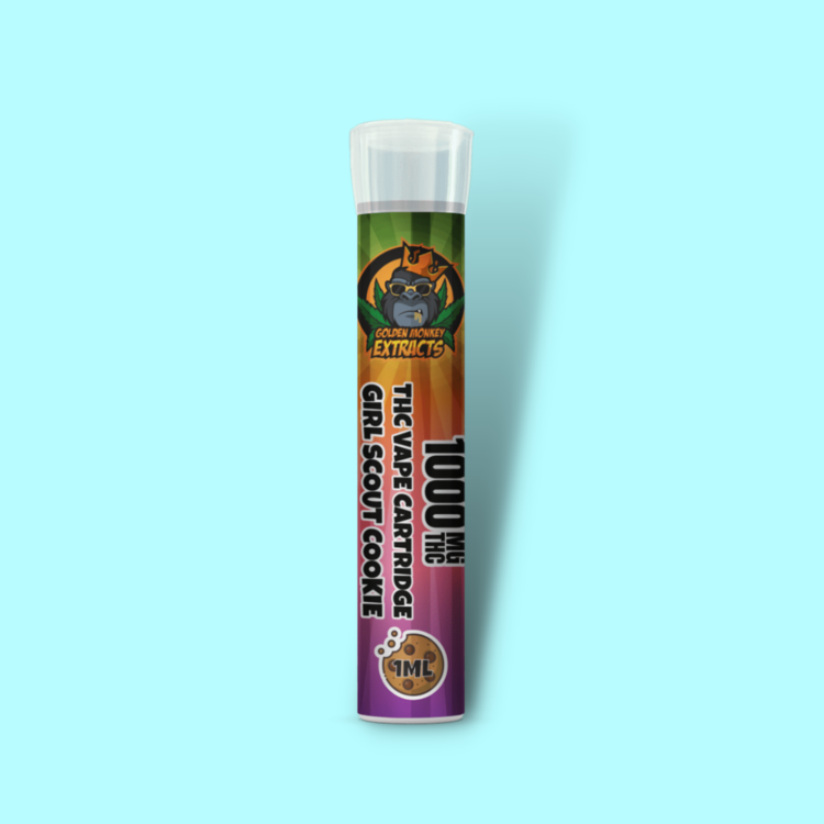 Golden Monkey Extracts Golden Monkey Extracts 1000mg THC Cartridge