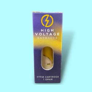 High Voltage Extracts HTFSE + THC Distillate Vape Cartridge - 1G