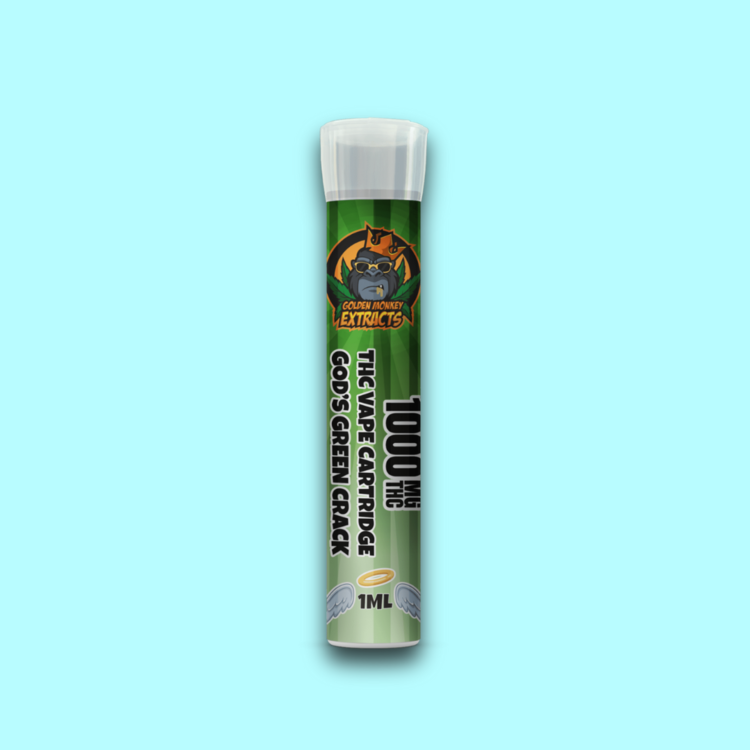 Golden Monkey Extracts Golden Monkey Extracts 1000mg THC Cartridge