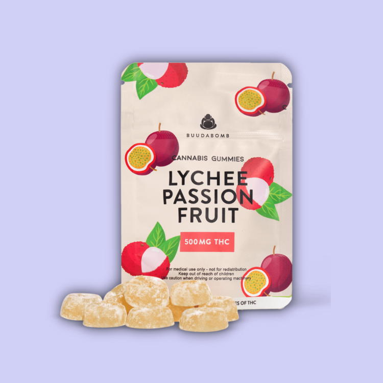 BuudaBomb BuudaBomb - THC Gummies - Lychee Passionfruit - 500mg THC