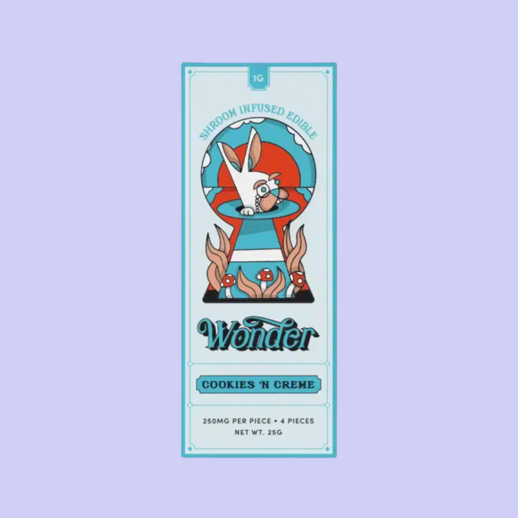 Wonder Wonder - Psilocybin Chocolate Bar - 1g - Cookies 'N Creme
