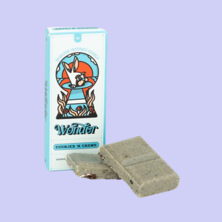 Wonder Wonder - Psilocybin Chocolate Bar - 1g - Cookies 'N Creme