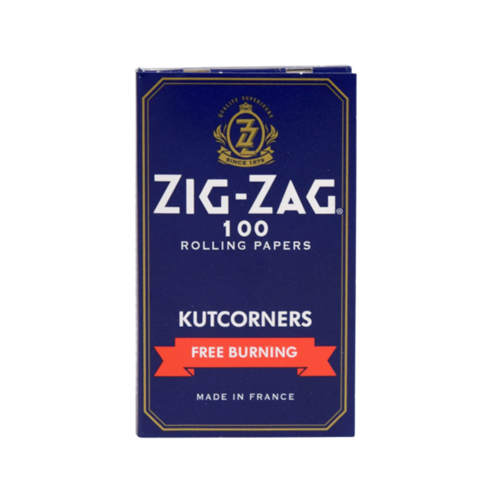 Zig-Zag Blue Rolling Papers - Kutcorners - Free Burning Zig-Zag Blue Rolling Papers - Kutcorners - Free Burning