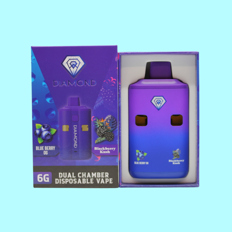 Diamond Extracts Diamond Extracts - Dual Chamber THC Disposable Pen - 6G (3G + 3G)