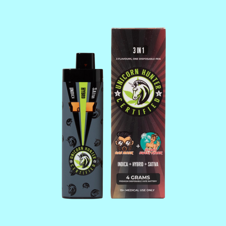 Unicorn Hunter Unicorn Hunter Certified - 3-in-1 Disposable THC Vape (4g)