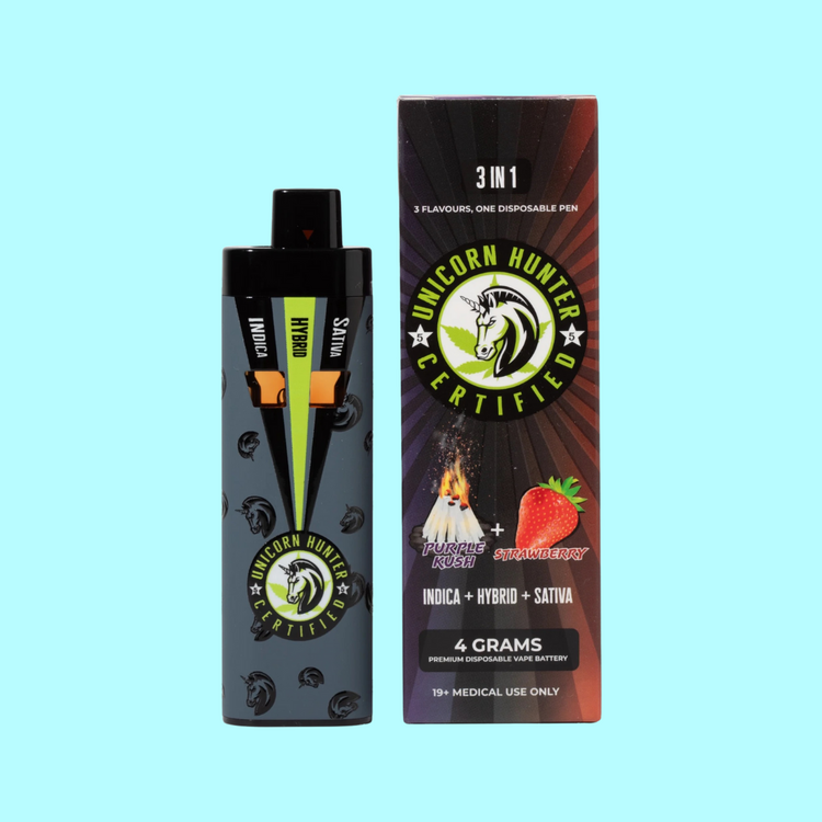 Unicorn Hunter Unicorn Hunter Certified - 3-in-1 Disposable THC Vape (4g)