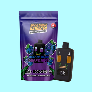 Golden Monkey Extracts THC Vape - Dual Chamber - 6000mg (6g)