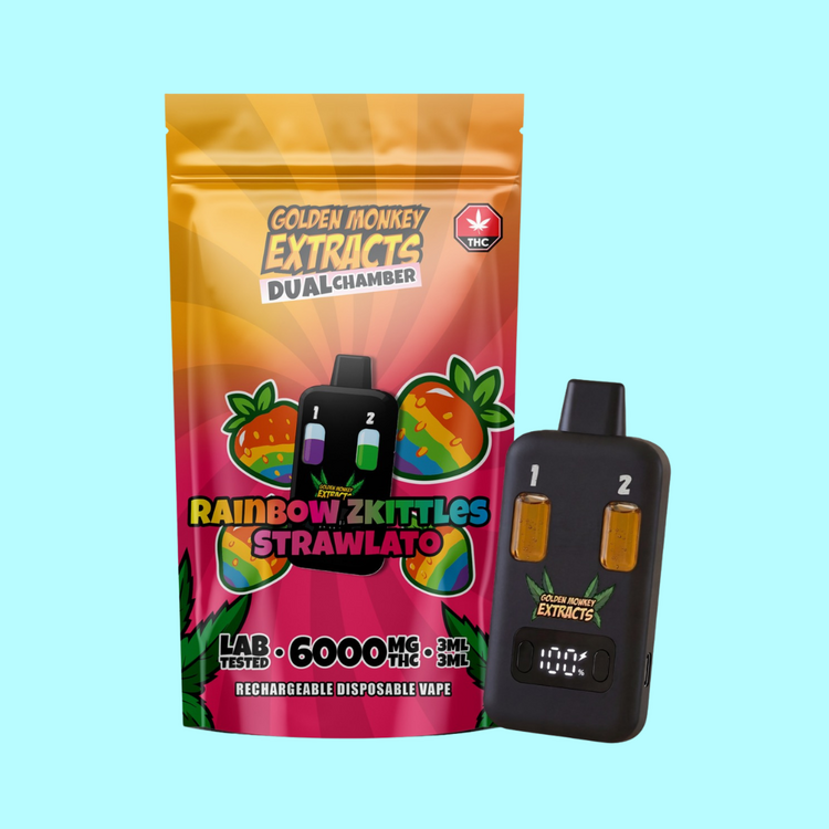 Golden Monkey Extracts Golden Monkey Extracts - THC Vape - Dual Chamber - 6000mg (6g)