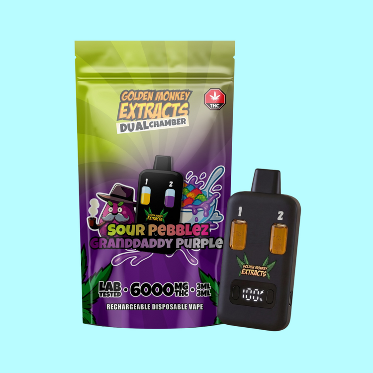 Golden Monkey Extracts Golden Monkey Extracts - THC Vape - Dual Chamber - 6000mg (6g)