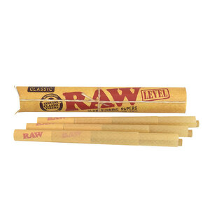 RAW Pre-Rolled Level Cones — Spiral Tip