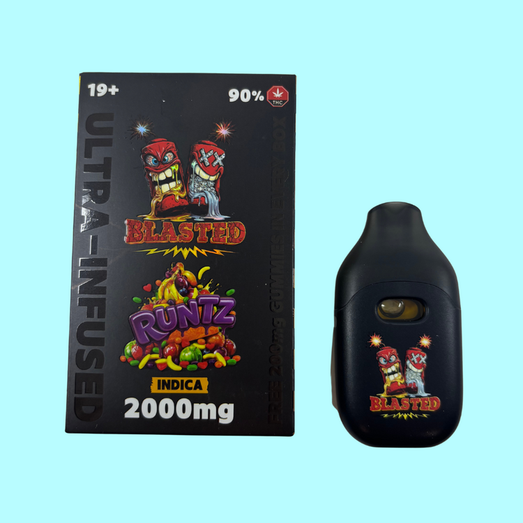 Blasted Blasted — Liquid Diamonds & Shatter Disposable Vape — 2g (# E - R)