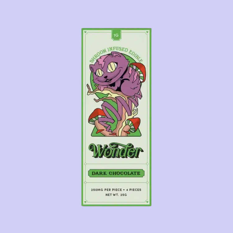 Wonder Wonder - Shroom Infused Chocolate Bar - 1g (Various Flavours)
