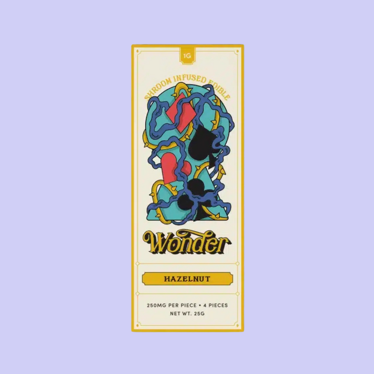 Wonder Wonder - Shroom Infused Chocolate Bar - 1g (Various Flavours)