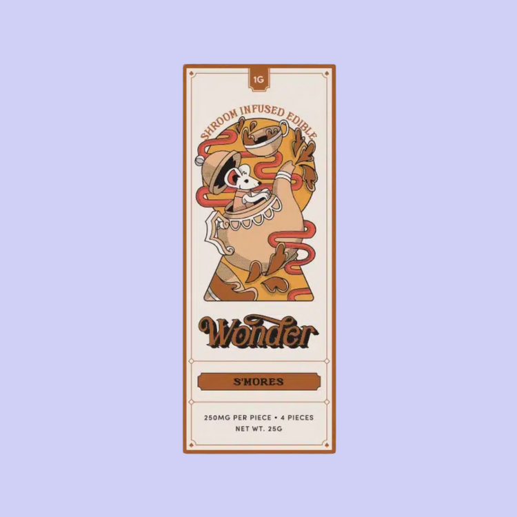 Wonder Wonder - Shroom Infused Chocolate Bar - 1g (Various Flavours)