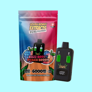 Golden Monkey Extracts Golden Monkey Extracts - THC Vape - Dual Chamber - 6000mg (6g)