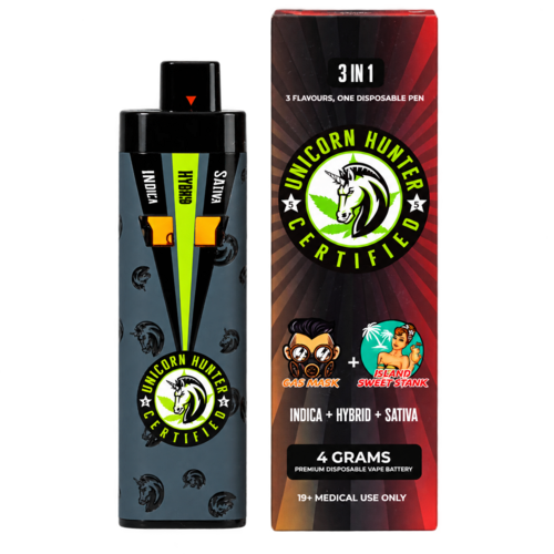 Unicorn Hunter 3-in-1 Disposable THC Vape (4g)
