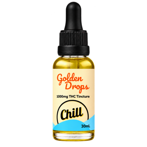 Chill Concentrates Golden Drops - THC Tincture with MCT Oil