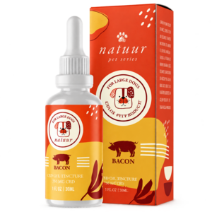 natuur Pet Series CBD Bacon Oil Tincture - Large Dog - 750mg CBD