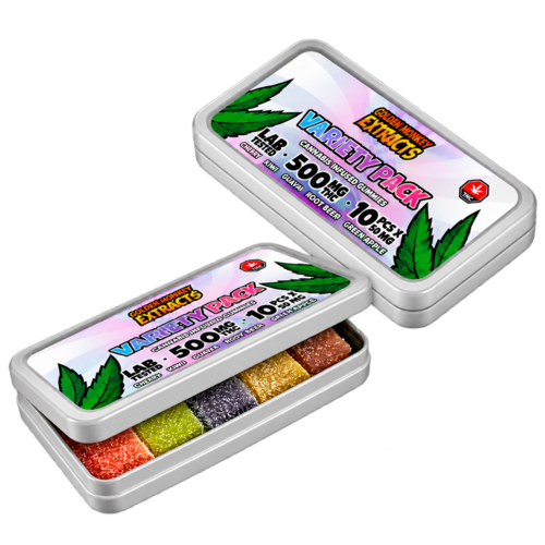 Golden Monkey Extracts High Dose  THC Gummies — 500mg — Variety Pack