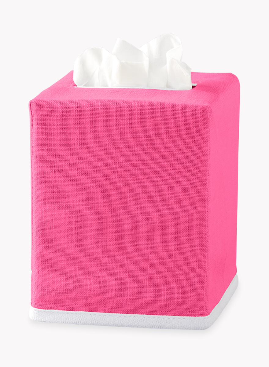 pink tissue holder
