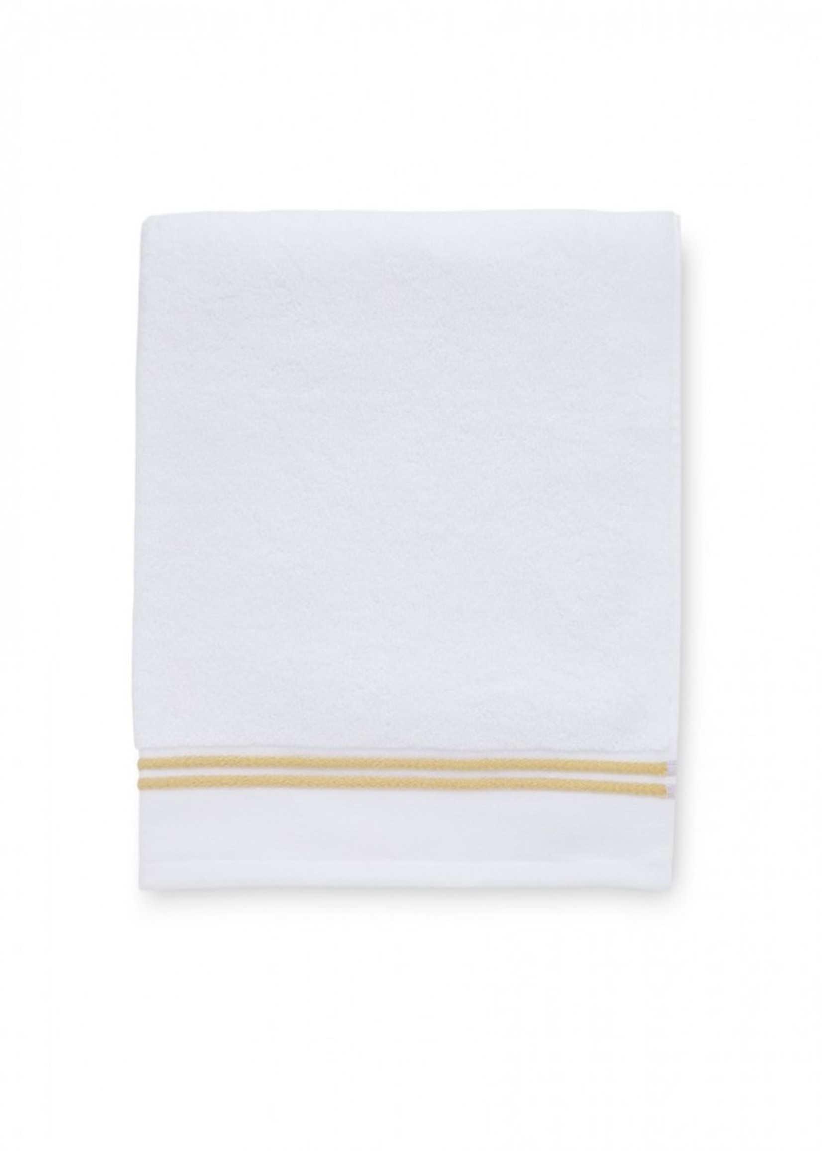 Sferra Aura Washcloth - White Dark Blue