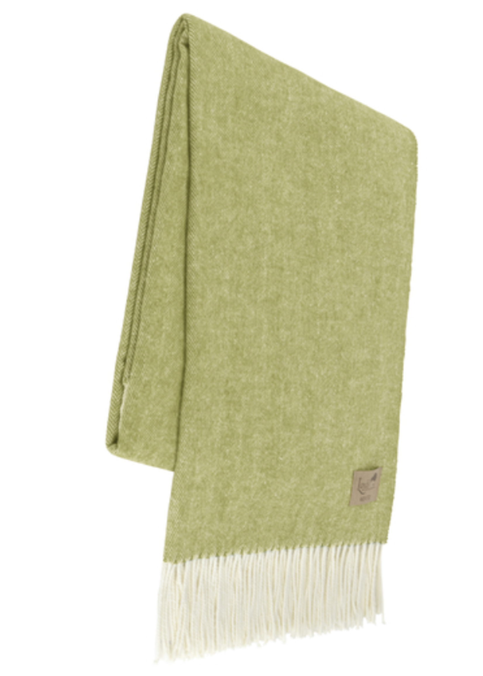 Lands Downunder Lemongrass Herringbone Throw